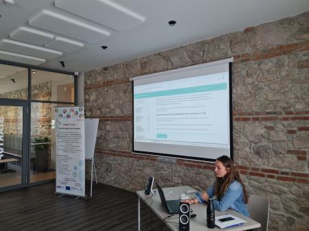 Predstavitev ge. Darje Sekula Krstič z Društva FER